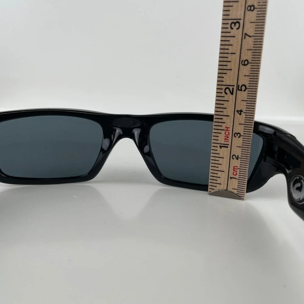 VTG Dragon Alliance Rev Sunglasses Black Wrap Sport Rectangle Silver Y2K 00s USA